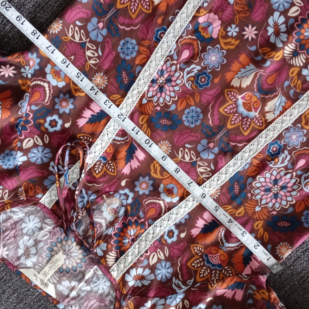 🤎Matilda Jane🤎 - Brown/Cream/Blue Intermission Damask Print Dress - Picture 13 of 14